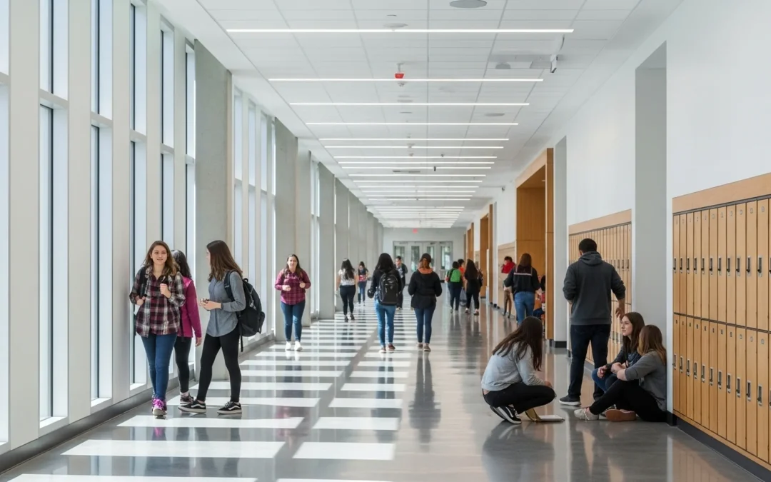 What Type of Flooring Holds up Best in High Traffic Areas in Schools?